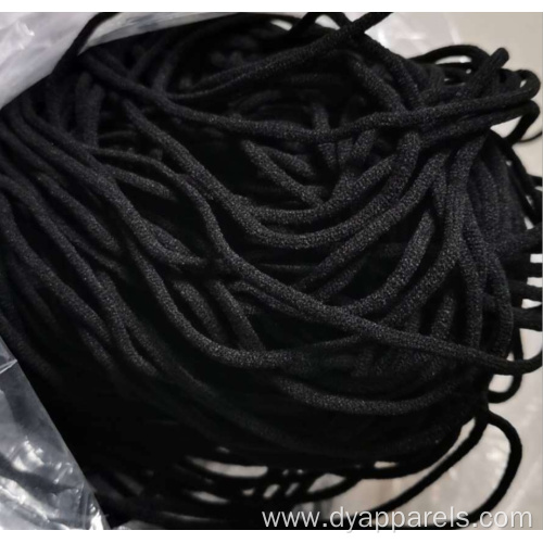 3mm whiteblack flat high quality ear loop elastic